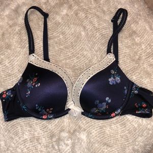 Aerie Emma Bra 32A, Navy Floral *RARE*